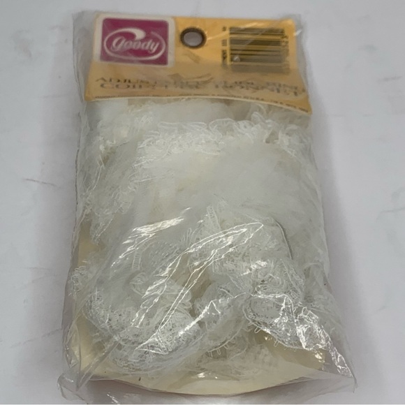 Goody’s Adjustable Slide Ring White Lace Coiffure Bonnet Vintage 1973 Walmart - Picture 4 of 5